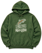 Read the River Hoodie - Military Green
