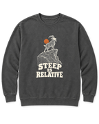 Steep Is Relative Sweatshirt - Pepper