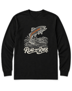 Read the River Long Sleeve Shirt - Black