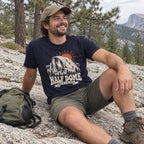 Half Dome T-Shirt worn outdoors