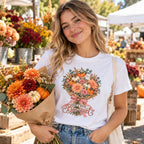 Here's Your Boo-quet T-Shirt worn in a casual fall photo