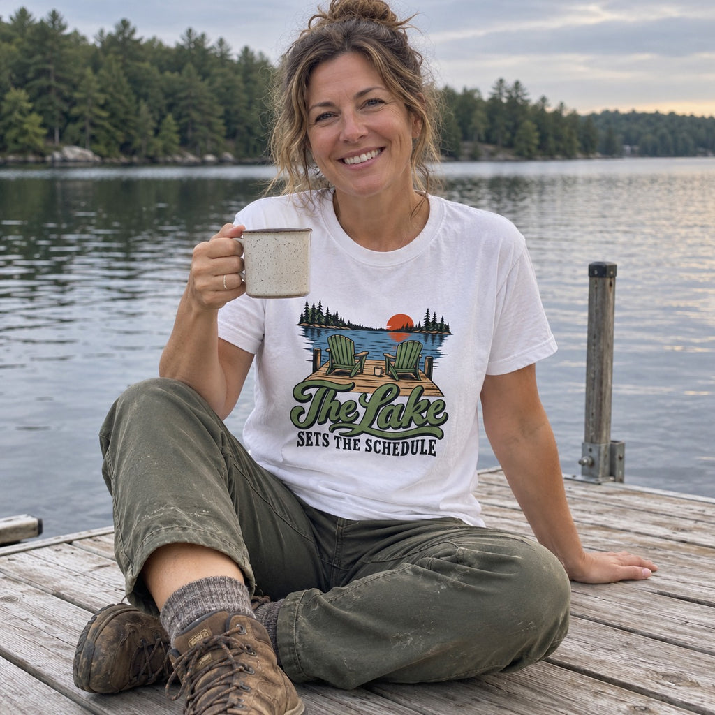 Wearing The Lake Sets the Schedule T-Shirt