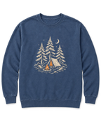 Camp Under the Pines Sweatshirt - Denim