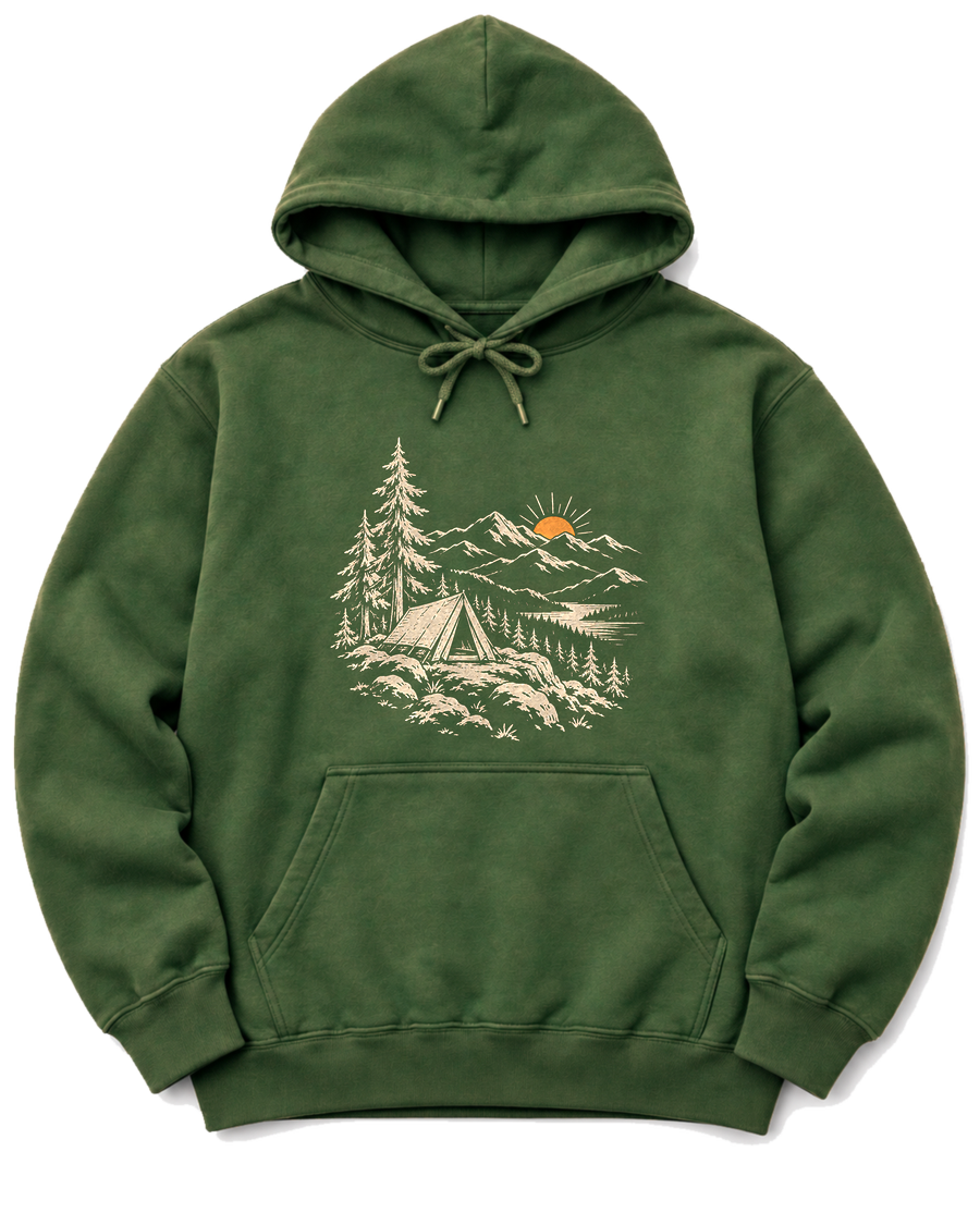 Summit Sunrise Hoodie - Military Green