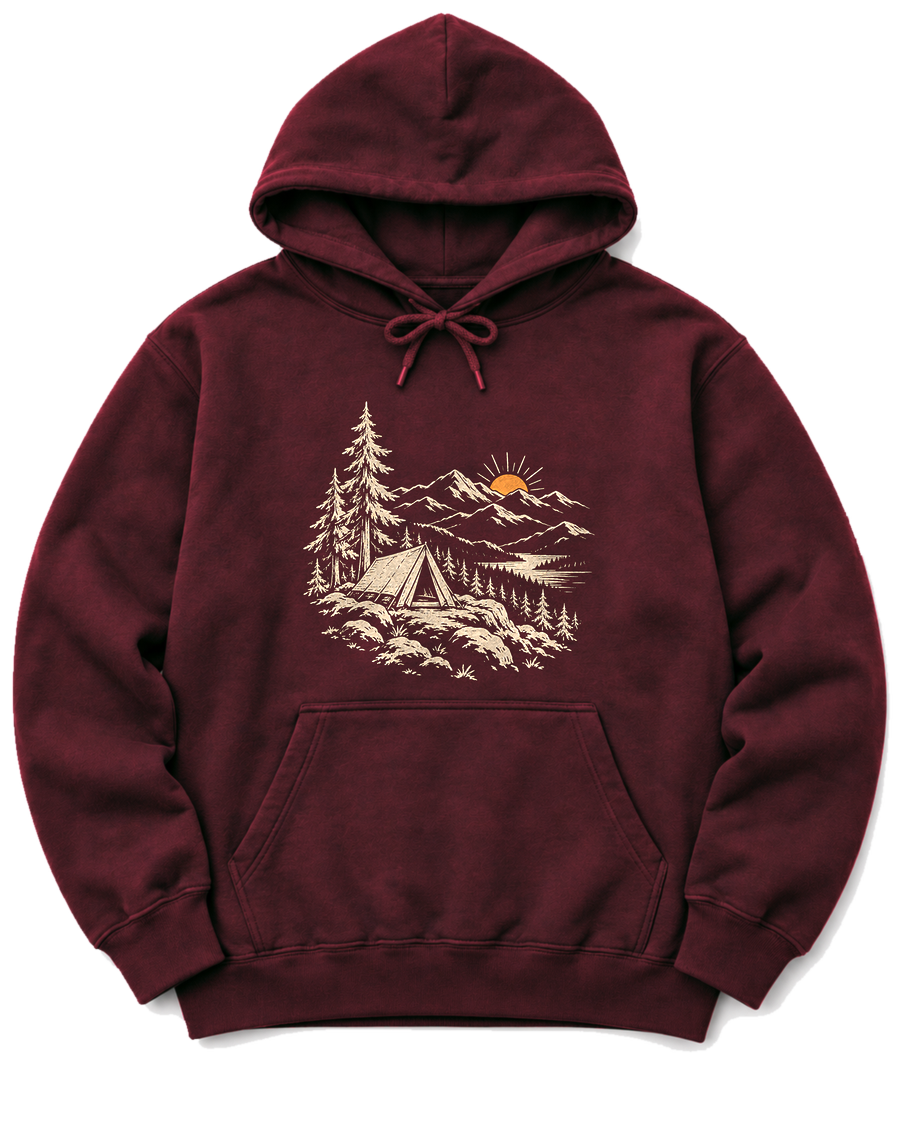 Summit Sunrise Hoodie - Maroon