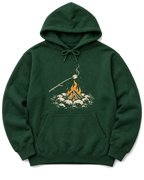 Marshmallow Roast Hoodie - Forest Green