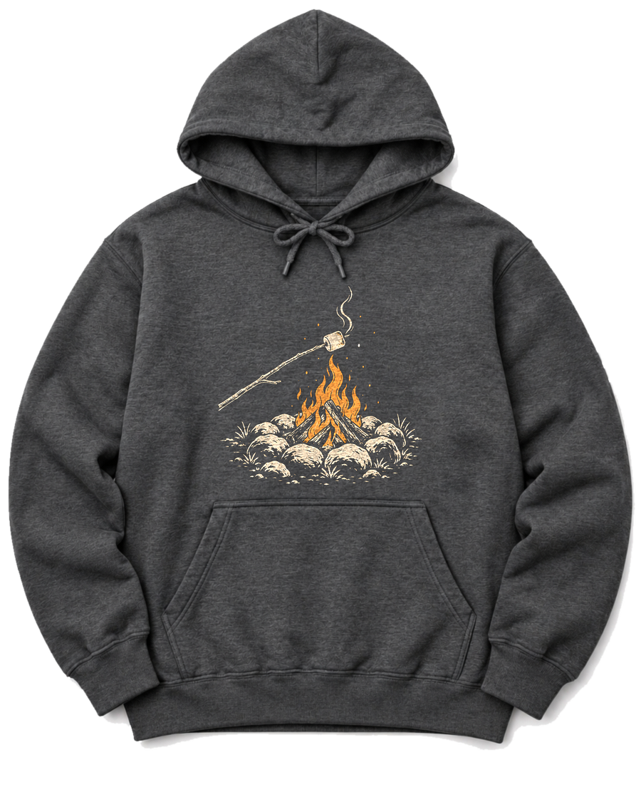 Marshmallow Roast Hoodie - Dark Heather
