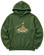Marshmallow Roast Hoodie - Military Green