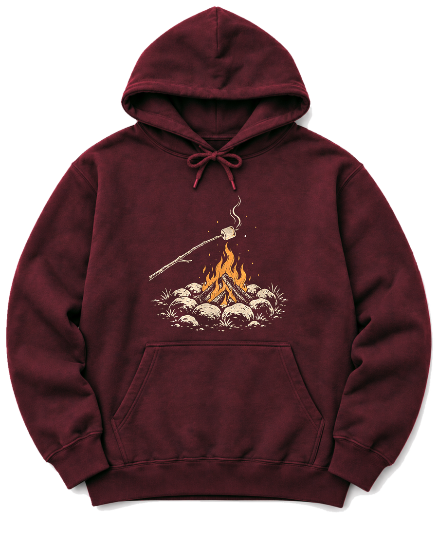 Marshmallow Roast Hoodie - Maroon