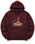 Marshmallow Roast Hoodie - Maroon