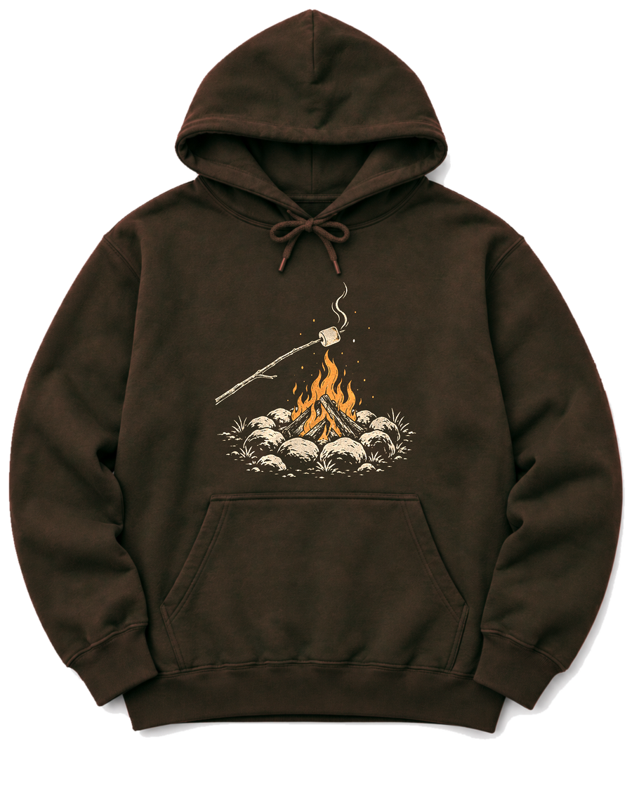 Marshmallow Roast Hoodie - Dark Chocolate