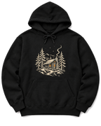 Cabin Glow Hoodie - Black
