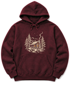 Cabin Glow Hoodie - Maroon