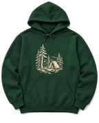 Curious Bear Hoodie - Forest Green