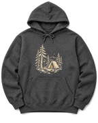 Curious Bear Hoodie - Dark Heather