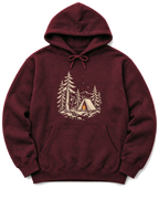 Curious Bear Hoodie - Maroon