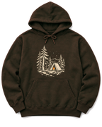 Curious Bear Hoodie - Dark Chocolate