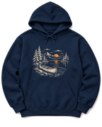 Canoe at Dusk Hoodie - Navy