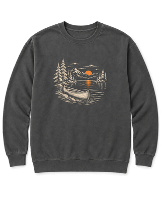 Canoe at Dusk Sweatshirt
