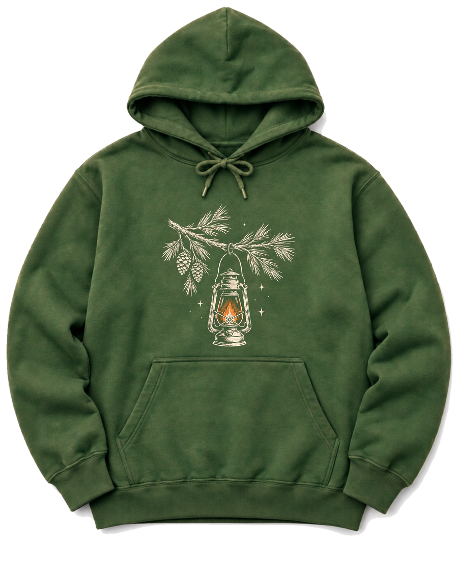 Lantern Light Hoodie - Military Green