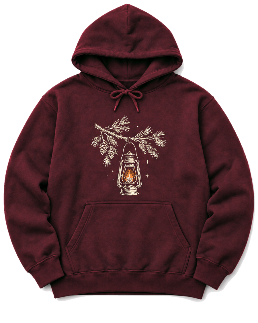Lantern Light Hoodie - Maroon
