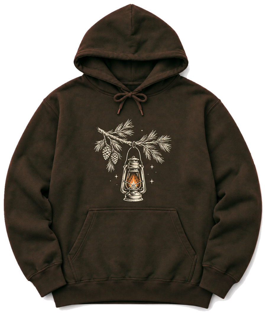 Lantern Light Hoodie - Dark Chocolate