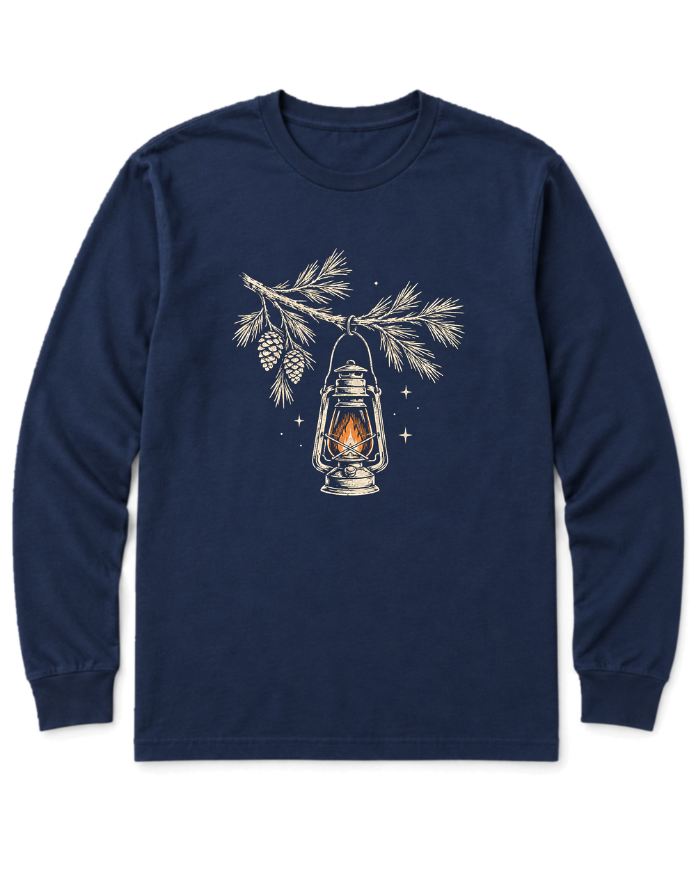 Lantern Light Long Sleeve Shirt - Navy