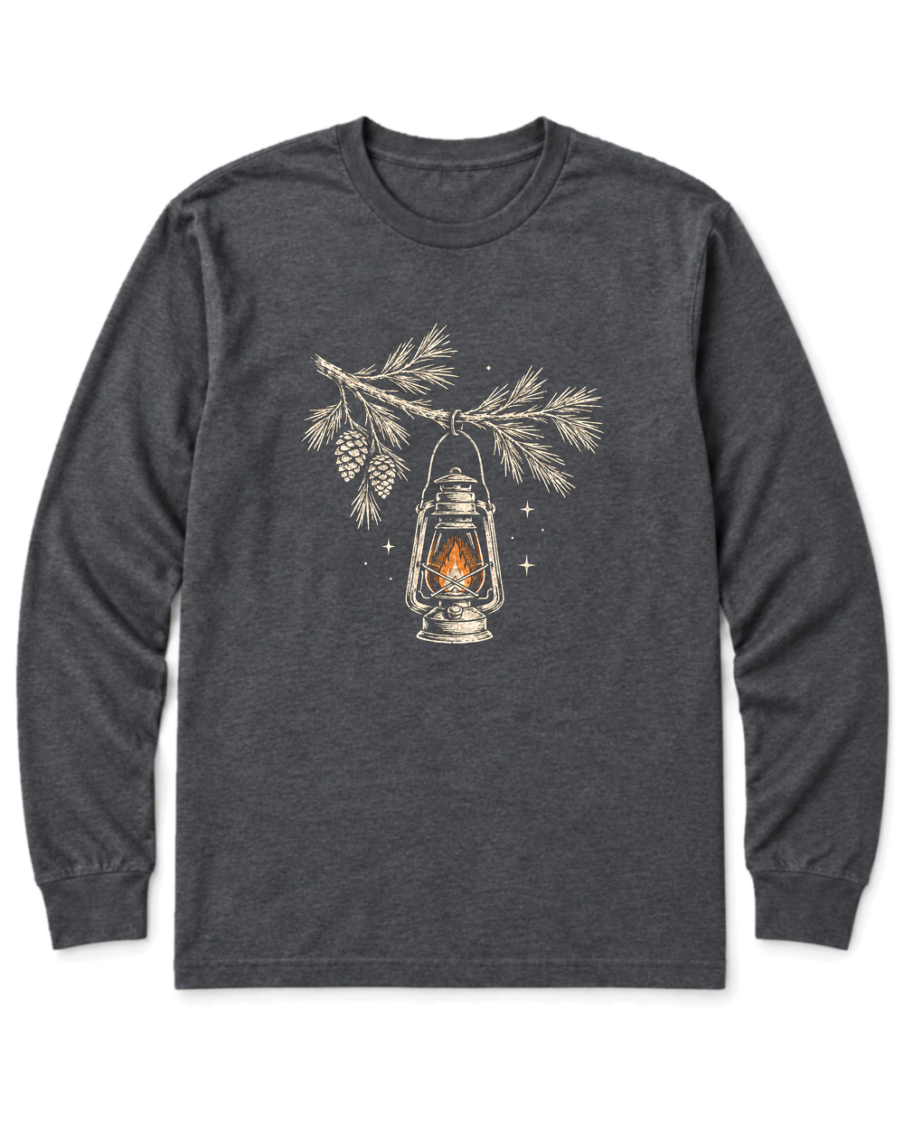 Lantern Light Long Sleeve Shirt - Dark Heather