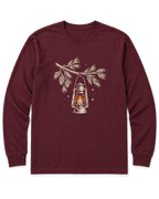 Lantern Light Long Sleeve Shirt - Maroon