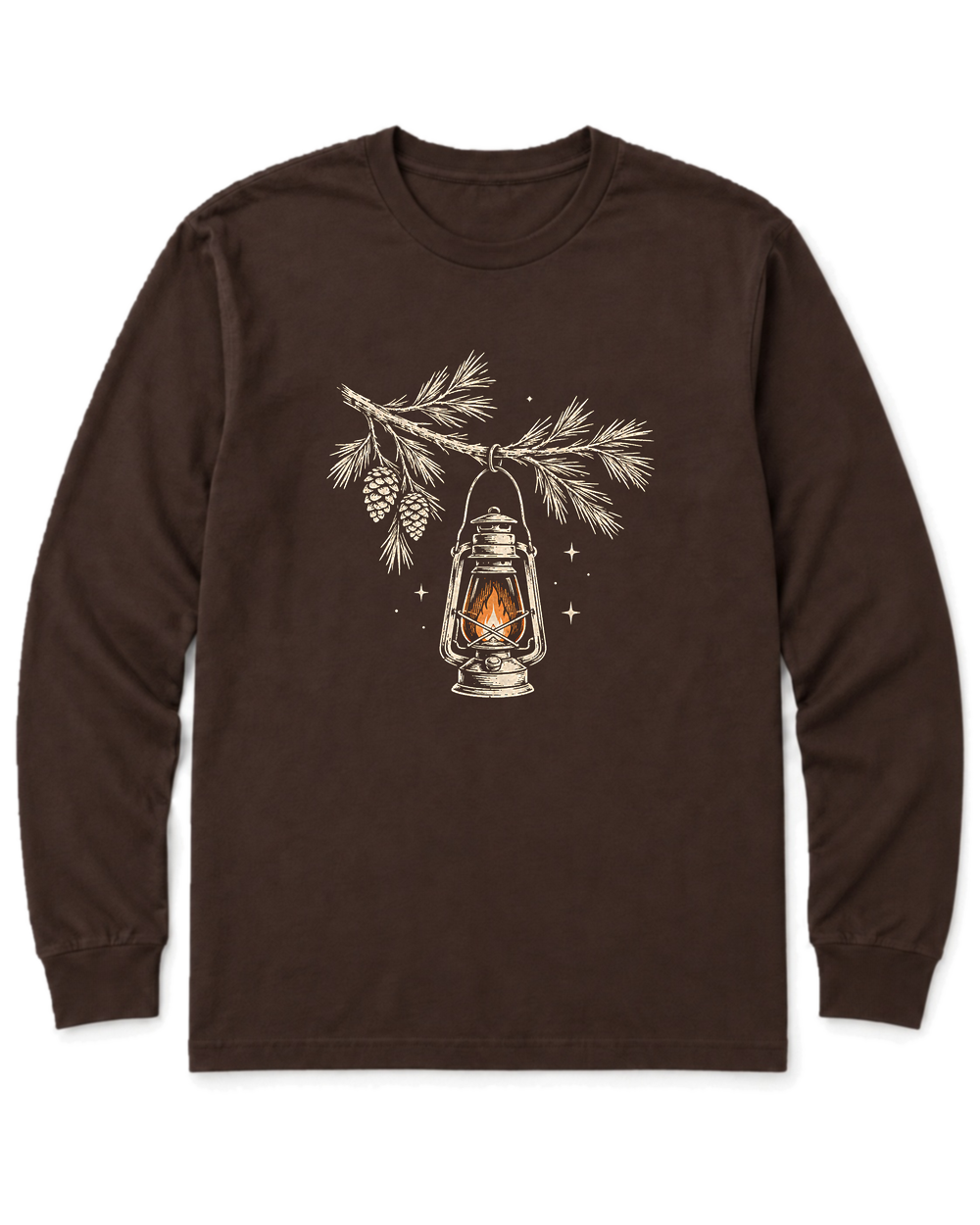 Lantern Light Long Sleeve Shirt - Dark Chocolate