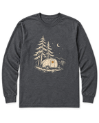 Teardrop Camper Long Sleeve Shirt - Dark Heather
