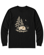 Teardrop Camper Long Sleeve Shirt - Black