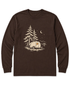 Teardrop Camper Long Sleeve Shirt - Dark Chocolate