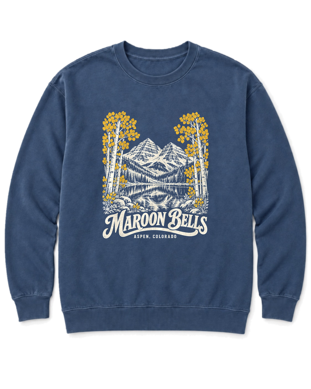 Maroon Bells Sweatshirt - Denim