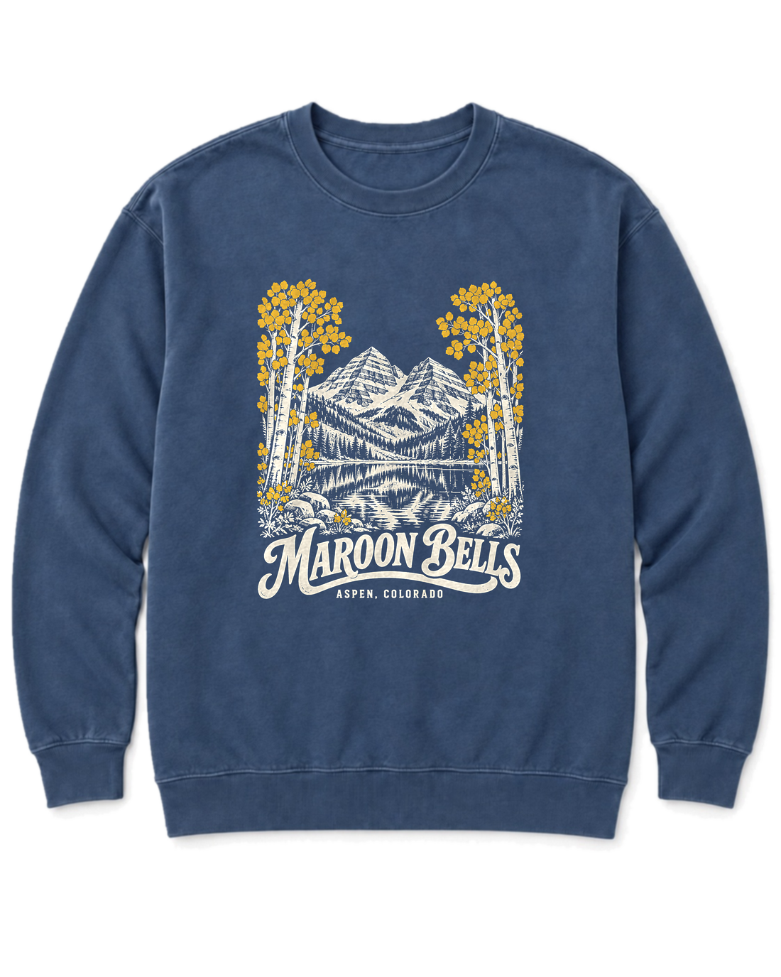 Maroon Bells Sweatshirt - Denim