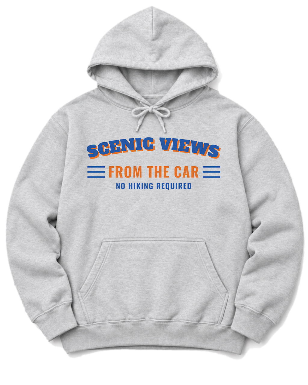 Scenic Views from the Car Hoodie - Ash
