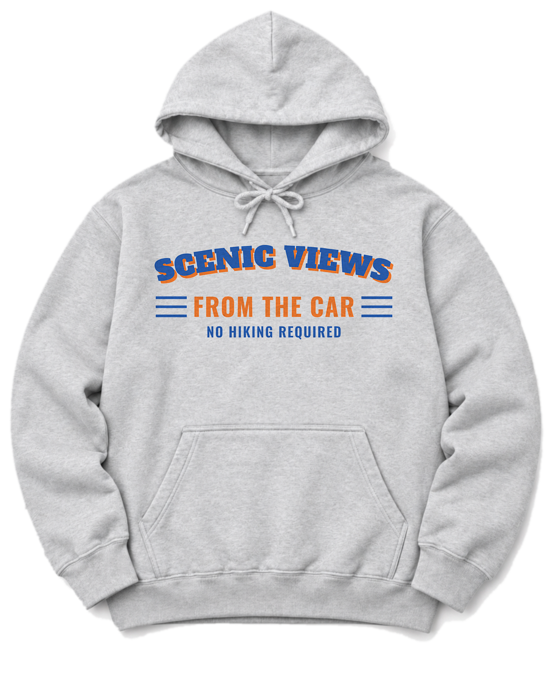 Scenic Views from the Car Hoodie - Ash