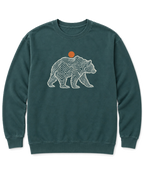 Topo Bear Sweatshirt - Blue Spruce