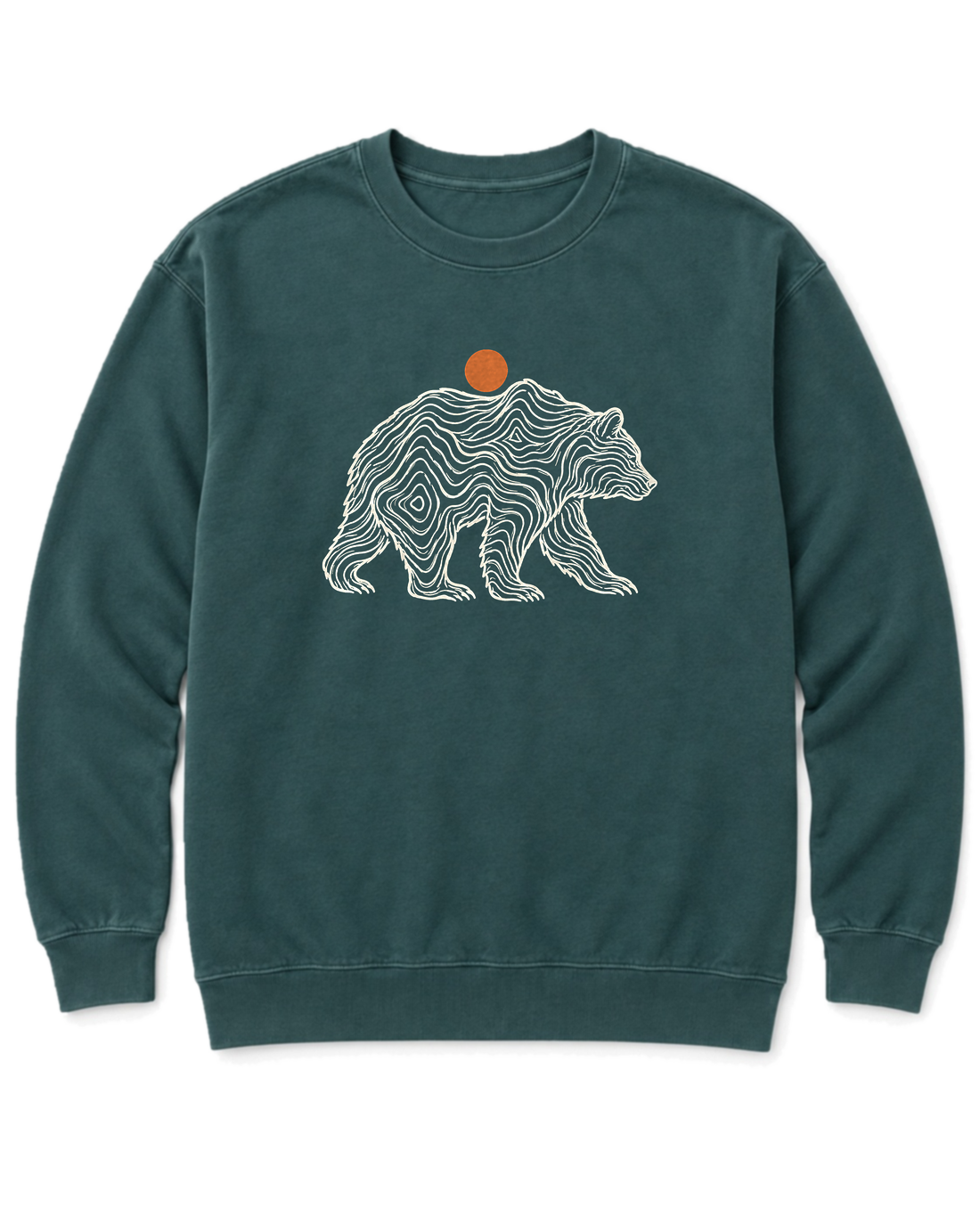 Topo Bear Sweatshirt - Blue Spruce