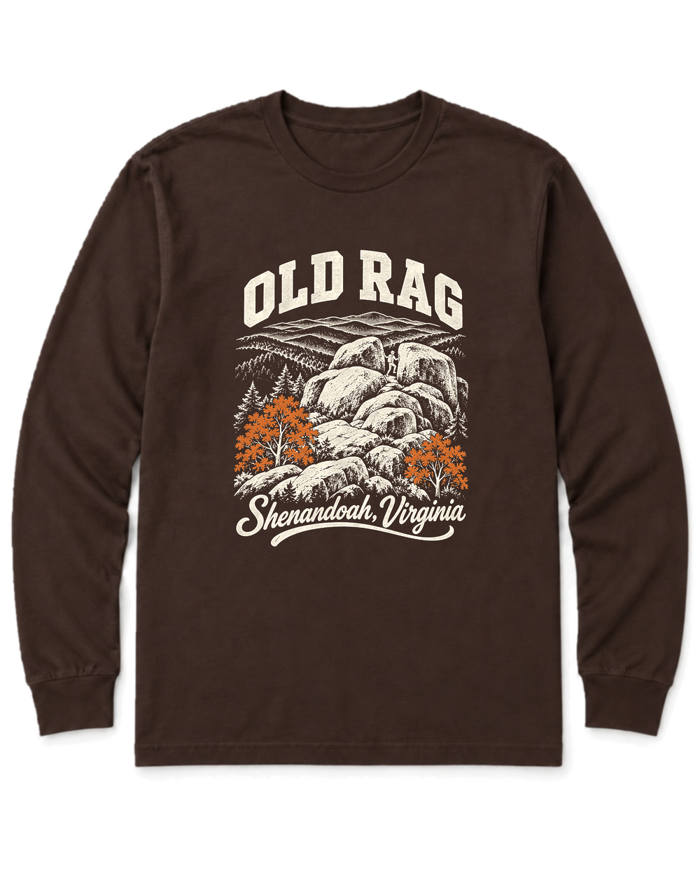 Old Rag Long Sleeve Shirt - Dark Chocolate