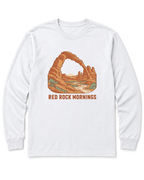 Red Rock Mornings Long Sleeve Shirt - White