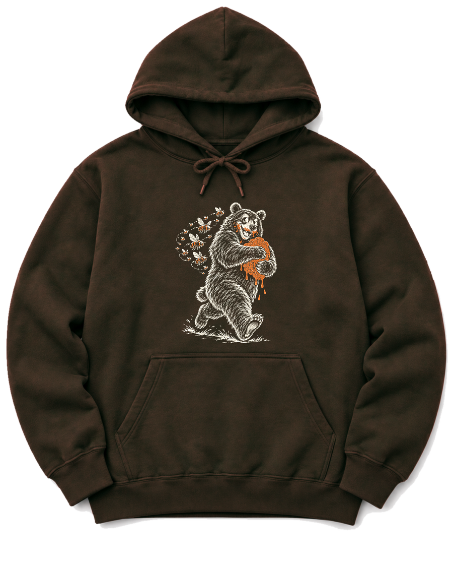 Honey Heist Hoodie - Dark Chocolate