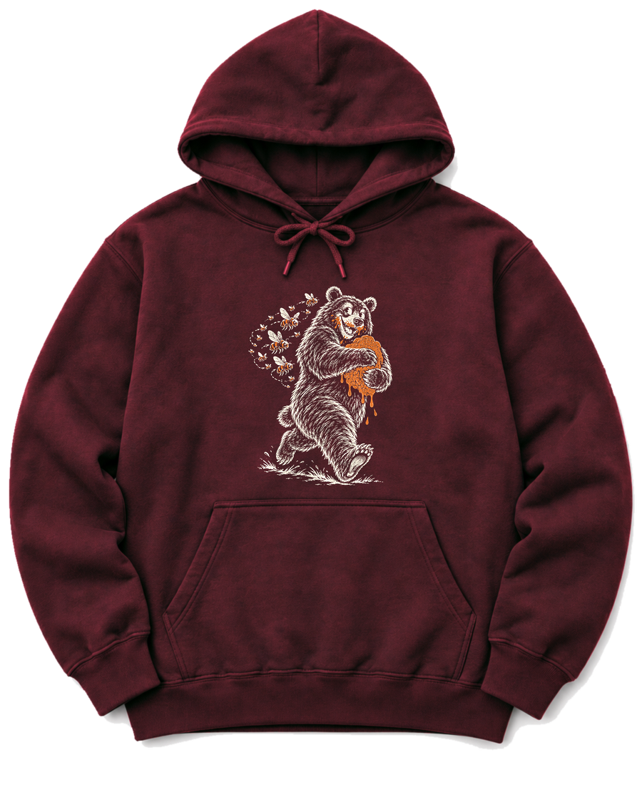 Honey Heist Hoodie - Maroon