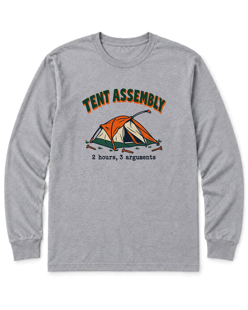 Tent Assembly Long Sleeve Shirt - Sport Grey