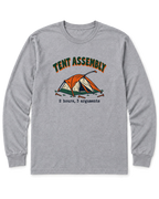 Tent Assembly Long Sleeve Shirt - Sport Grey