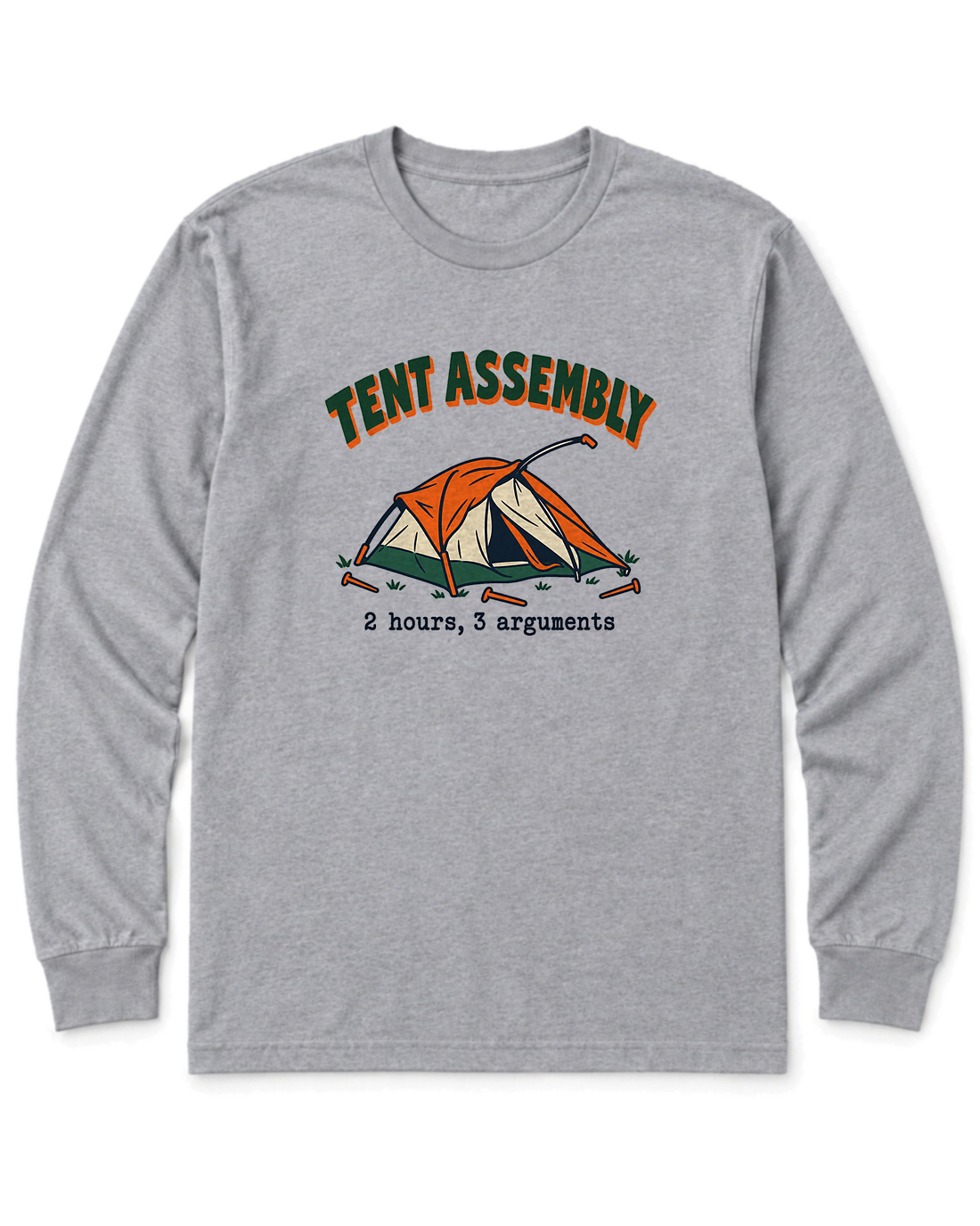 Tent Assembly Long Sleeve Shirt - Sport Grey