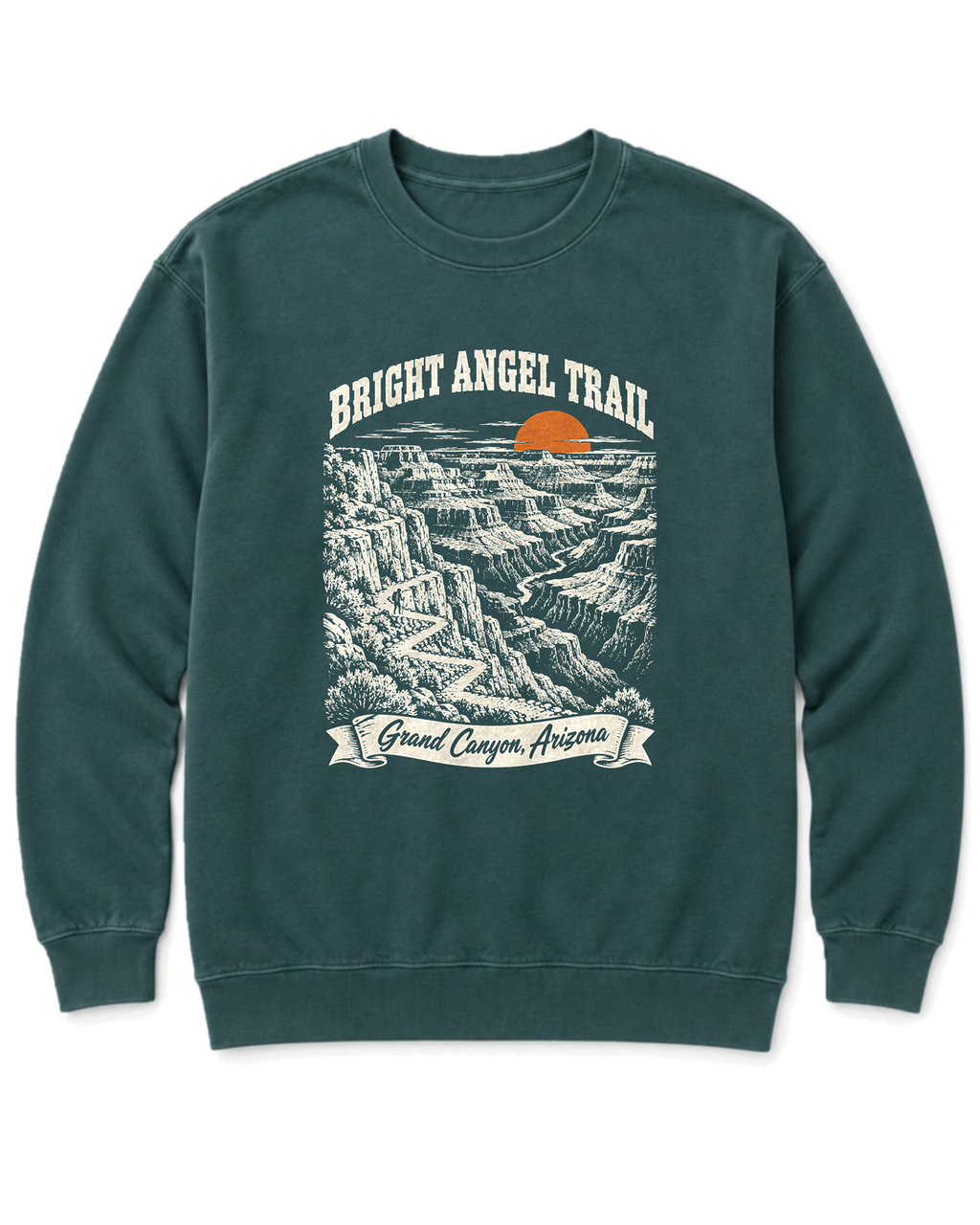 Bright Angel Trail Sweatshirt - Blue Spruce