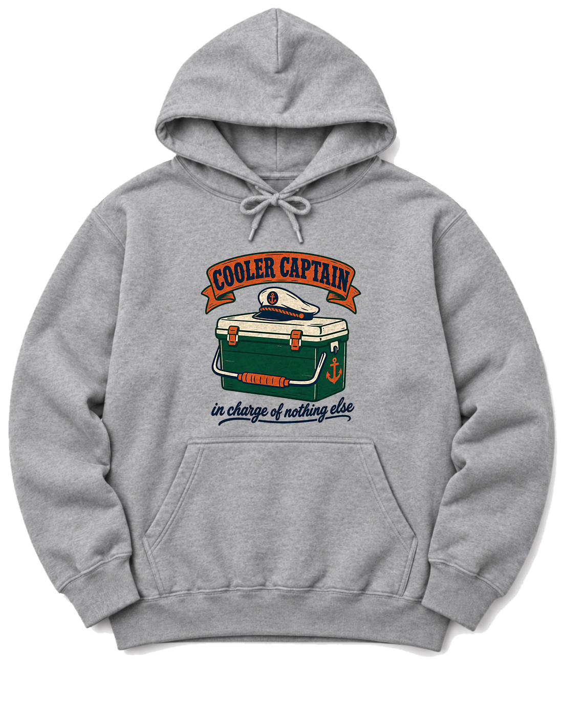 Cooler Captain Hoodie - Sport Grey