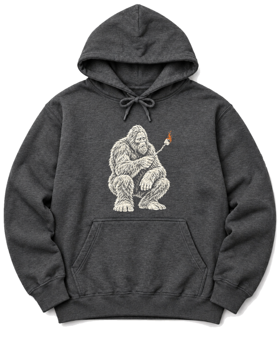 Bigfoot S'mores Hoodie - Dark Heather