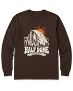 Half Dome Long Sleeve Shirt - Dark Chocolate